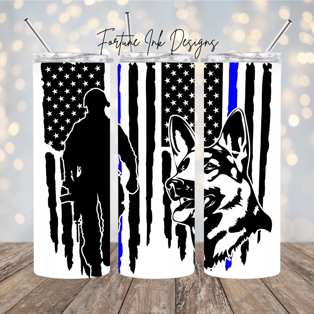 Police K9 20oz Tumbler