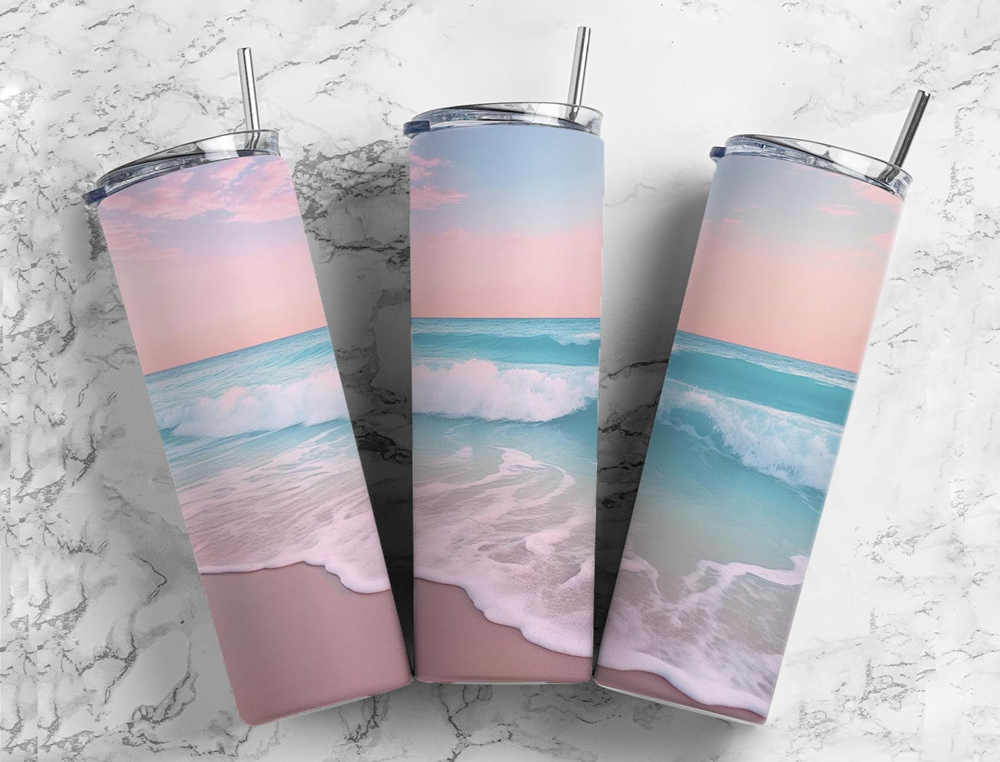 Pink Sands Beach 20oz Tumbler