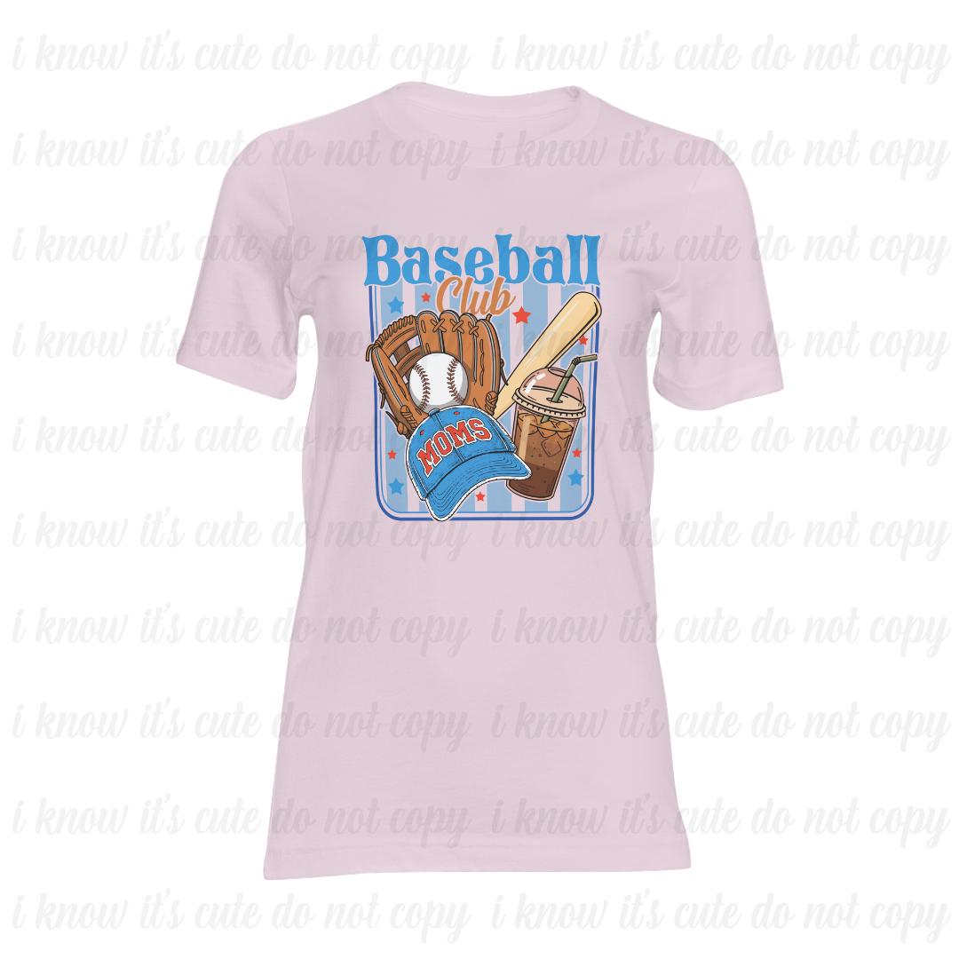 Moms Baseball Club T-Shirt