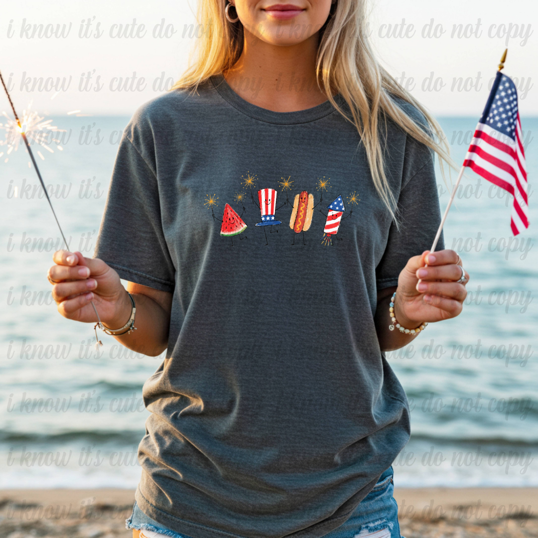 Patriotic Doodles T-Shirt