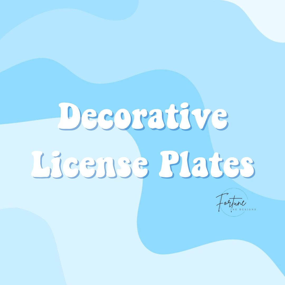 Decorative License Plates
