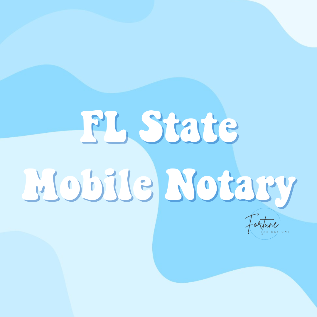 FL State Mobile Notary