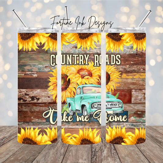 Country Roads Take Me Home 20oz Tumbler