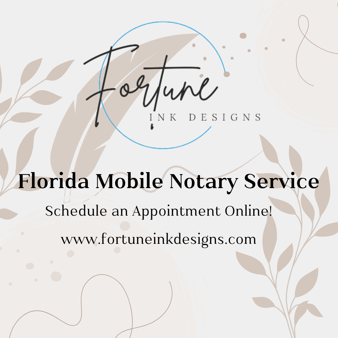 FL State Mobile Notary