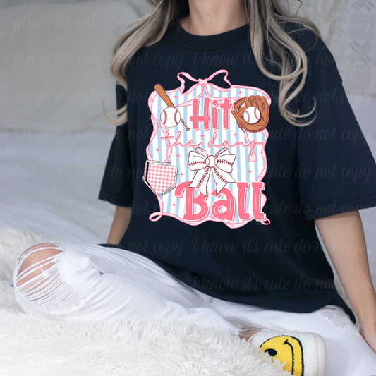 Pink Hit the Dang Ball T-Shirt