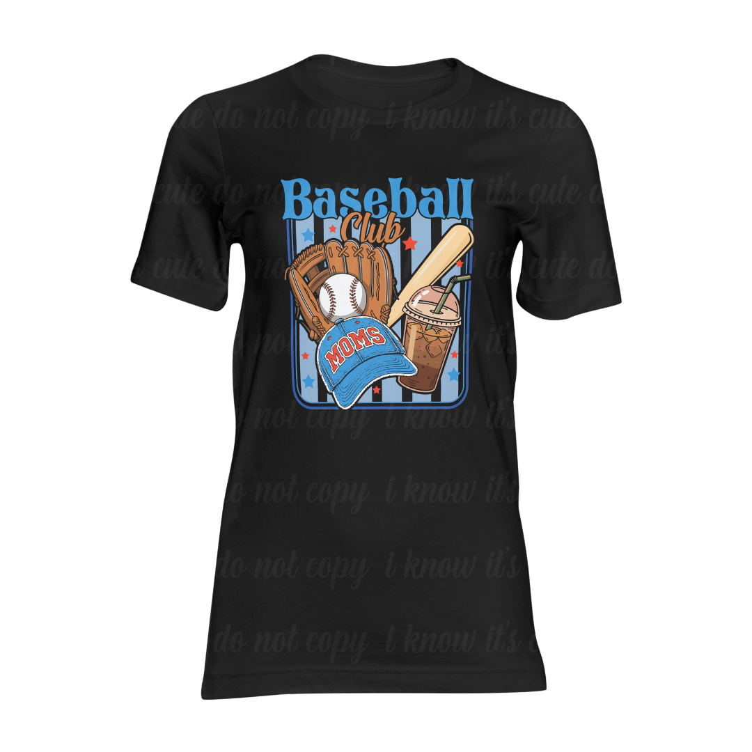 Moms Baseball Club T-Shirt