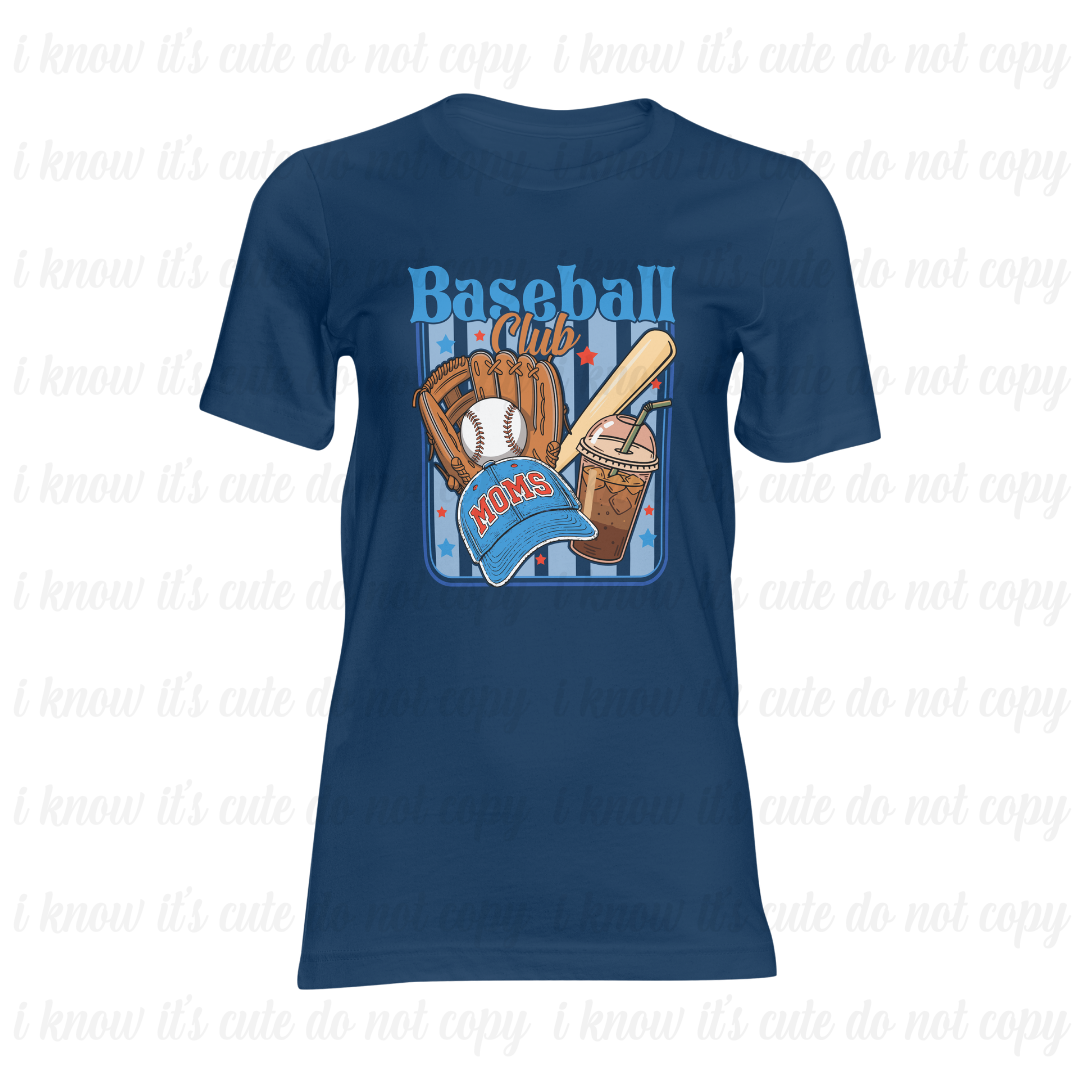 Moms Baseball Club T-Shirt
