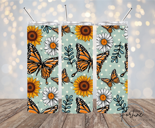 Monarch Butterfly 20oz Tumbler