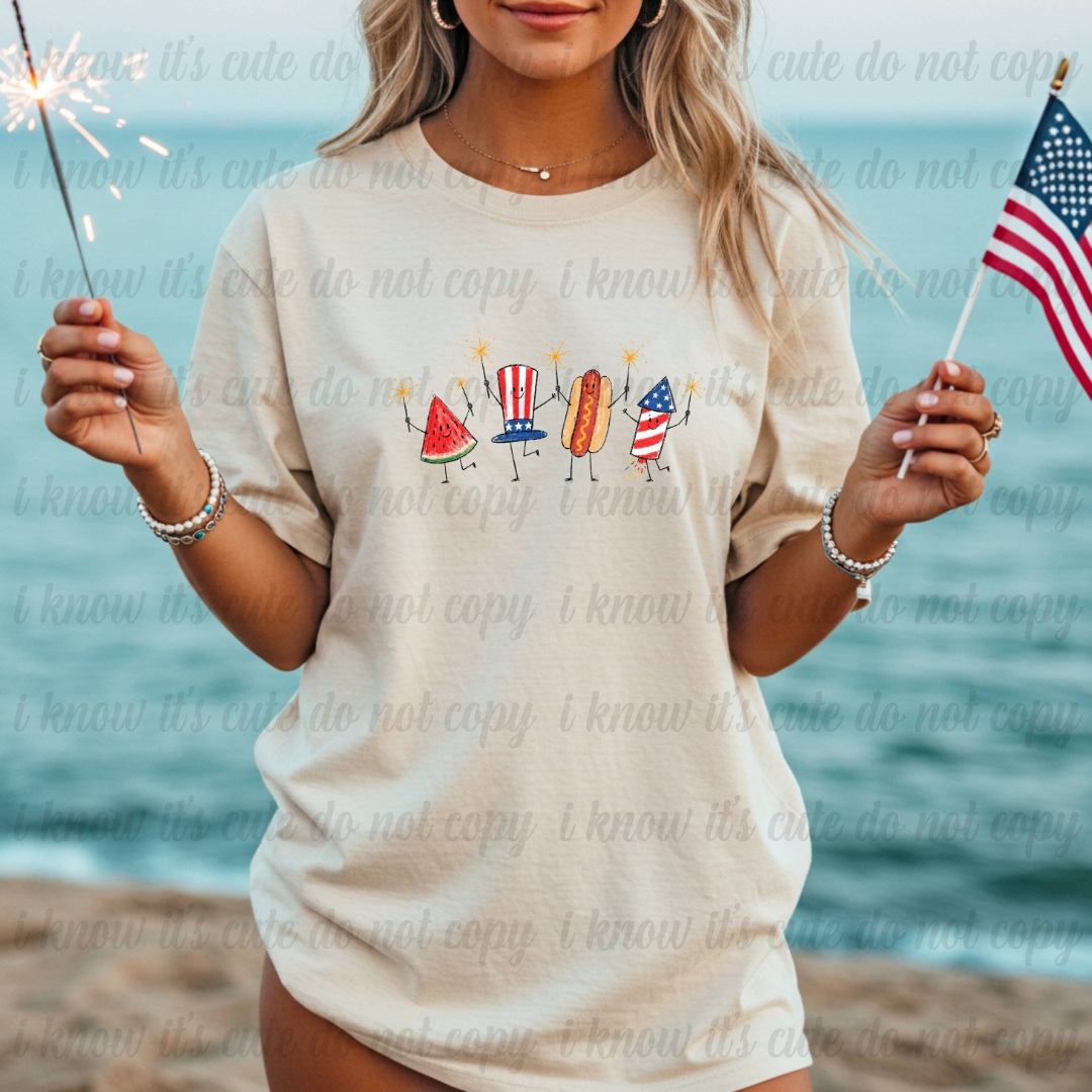 Patriotic Doodles T-Shirt