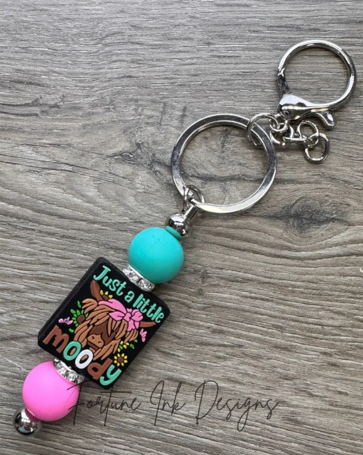 **PRE-ORDER** Just a Little Moody Keychain